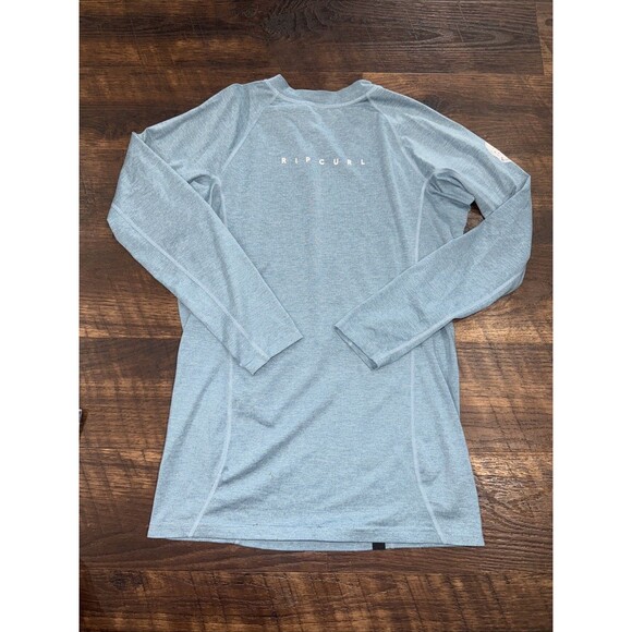Rip Curl Rash Guard Women's M UPF 50 Crew Neck Long Sleeve Ocean Surf Swim Shirt - Picture 1 of 8